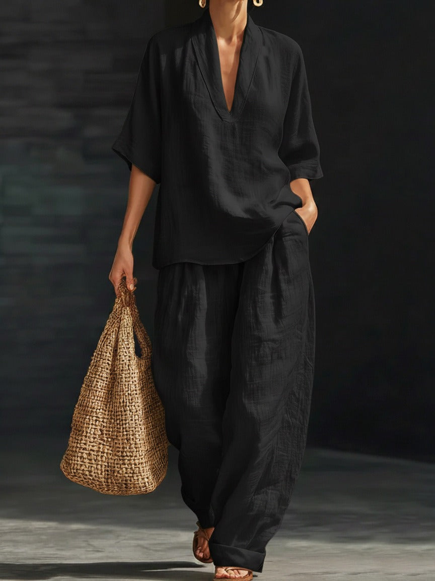 Conjunto Casual de Dos Piezas para Mujer - Comodidad Diaria | ZYVA