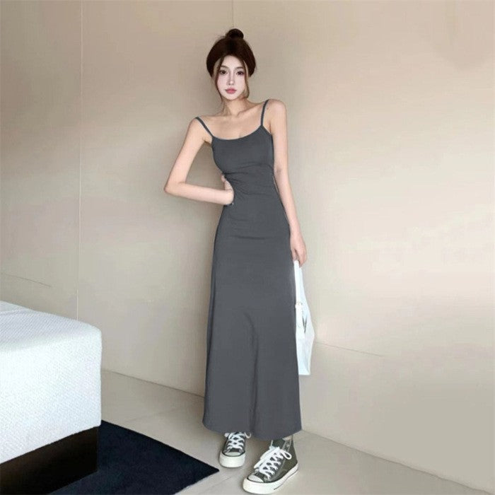 Vestido Midi de Punto Corte Sirena - Estilo Urbano Versátil | ZYVA