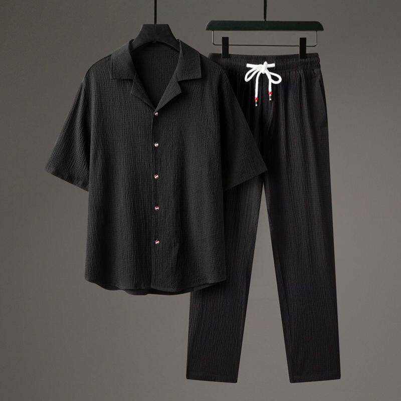 Conjunto de Lino y Algodón Hombre - Comodidad Transpirable | ZYVA