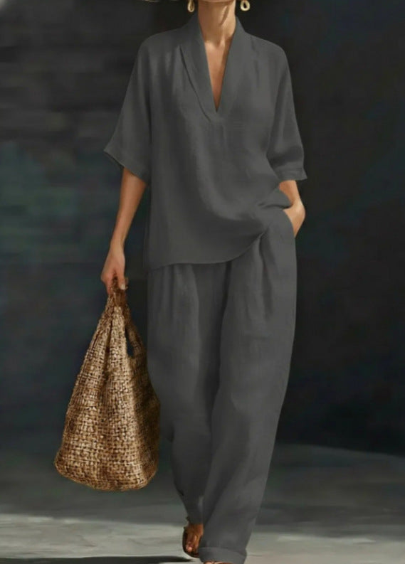 Conjunto Casual de Dos Piezas para Mujer - Comodidad Diaria | ZYVA