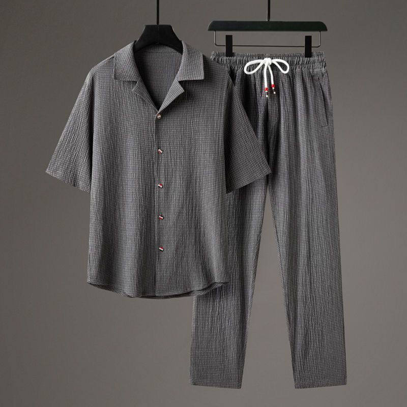Conjunto de Lino y Algodón Hombre - Comodidad Transpirable | ZYVA